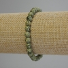 Serpentine Bracelet with Smooth Beads, 6mm dia. +/-, 18cm length +/- (stretch)