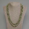 Serpentine Bead Necklace (Snake) Long Smooth Round Beads 8mm ±, Length 120 cm+