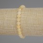 Bracelet Citrine Faceted Bead, 6mm diameter, 18cm length, stretch