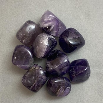 Amethyst Tumbled Natural Stone – 23-26×20-24×20 mm (~) packaged 100 g (price per 100 g)