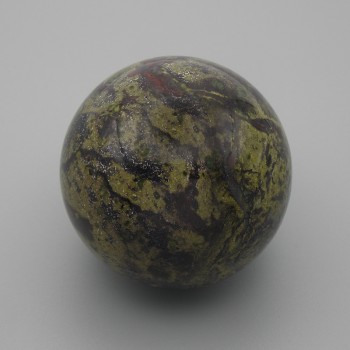 Decorative sphere of natural stone Jasper Dragon's Blood, diameter 40mm+