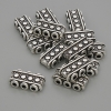 Split spacer for rows, metal color silver, diameter 14.5×7.5×4 mm±, hole diameter 1.9 mm±, packaging 20 g (~13 pcs)