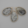 Pendant Labradorite in Golden Metal Setting 21×35 mm+