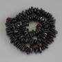 Garnet Beads Chip on Thread, 8-12×2-3 mm+- diameter, 40 cm+ length