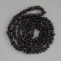 Garnet chip beads, diameter 5-8×2-4mm, length 80cm ± on thread