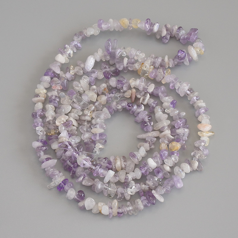 Amethyst Nuggets Beads, 6x3mm diameter, 80cm+ length on thread