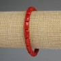 Coral Barilo Bead Bracelet 10x6, 5mm+-, length 18cm+-, stretch