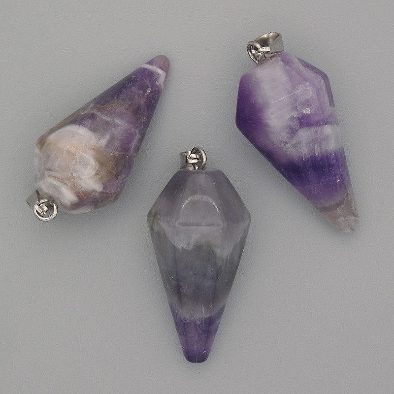 Pendant “Pendulum” Amethyst 38×28×14 mm+