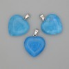 Pendant Heart Aquamarine 20x20x25mm+
