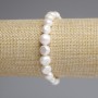 Bracelet Freshwater Pearls 7.5-8×6.5-7mm ±, length 18cm ± Elastic