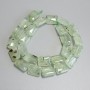 Prehnite Beads Rectangular 16x12mm on Thread, 40cm+ Length
