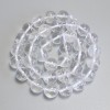 Rock Crystal Beads Smooth Sphere 10.5 mm ± on thread, length 37 cm+