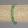 Bracelet Jade Grenaded Coin Beads, 6mm diameter +/-, length 18cm +/- stretch