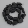 Tourmaline Tourmaline Beads Unpolished Stone, diameter 15-18×10-12mm± on thread, bead 4-5mm±, length 41cm+