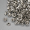 Pendant cap for beads, metal color silver, diameter 6×1mm±, hole diameter 1.5mm±, packaging 20g (~155 pcs)