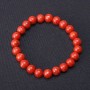 Porous Coral Bead Bracelet 8 mm on Elastic