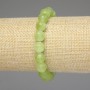 Chrysoprase Olivine Faceted Bead Bracelet 10mm, length 18cm, stretch
