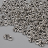 Pendant in silver color, diameter 7×4.5 mm ± hole 1.5 mm, packaging 84 pcs+