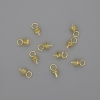 Pin stem with cap dmm, length 4×7, 5mm+- gold-tone metal 1pc
