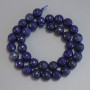 Lapis Lazuli Beads - Faceted Round Balls, 10mm diameter, 37cm long on a thread