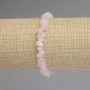 Pink Quartz Chip Bracelet 8-9x3-5mm+-, length 18cm+- stretch