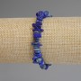 Lapis Lazuli Chip Bracelet 4-8×1-3 mm +-, length 18 cm+, stretch