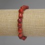 Porous Coral Branch Bead Bracelet, Galtdive (faceted) 7-9×6-8 mm, 18 cm length stretch