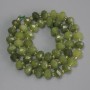 Jadeite Beads Faceted Rondelle, 8x5 mm, 5mm+-, size 37 cm+- on a thread