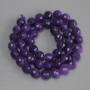 Sugilite Beads Graduated Round Bead 8mm ±, 37cm ± on Thread