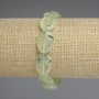 Prehnite Bracelet Oval, 18×13 mm diameter, 18 cm long ± stretch