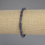 Sapphire Bracelet Bead-cut Cube, 4x4mm diameter, length 18cm +/-