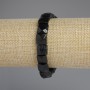 Bracelet Tourmaline Faceted Square, diameter 10-11x10-11mm +-, length 18cm +