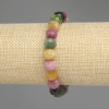 Turquoise? Wait: actually Turmalin is Tourmaline. So: Bracelet Tourmaline Beaded Rondelle, diameter 10x8mm, length 18cm, stretchy