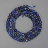 Lapis Lazuli Faceted Cube Beads, 4x4mm, 39cm length on thread