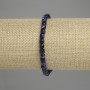 Sodalite Beaded Cube Bracelet 4.5x4.5mm, length 18 cm +