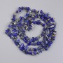 Sodalite Beads Chip, diameter 6-10×2-3mm+-, length 78cm+- on nylon thread