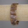 Petersite Link Bracelet, 18×13 mm diameter links, 18cm adjustable length