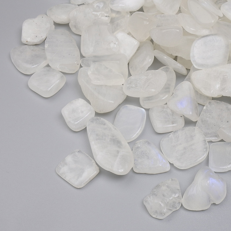 Aquamarine chip without hole 12-20x10-14mm± natural stone (per 100 g±)