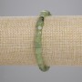 Bracelet Prehnite Cube, 5mm diameter, 18cm length, stretch