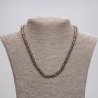 Beads Smoky Topaz Faceted Round Bead, diameter 6mm±, length 45cm± with clasp