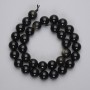 Sunstone Obsidian Beads Smooth Round Bead 12mm ± on Thread Length 38cm+