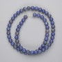 Hollow Coral Beads Round Coral Beads 6mm Smooth Ball, length 39cm on Monofilament