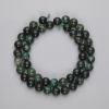 Emerald Beads Smooth Round 8.5 mm on Thread, length 39 cm +/-