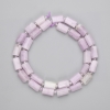 Kunzite Beads, faceted, diameter 10–11×6.5 mm, 5 mm± Czech? bead 3 mm±, length 40 cm± on thread
