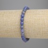 Poulted Sponge Coral Bead Bracelet 6mm Smooth Round Beads 18cm+ Stretch