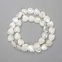Pearl shell heart beads, diameter 11.5-12×13 mm ±, thread length 40 cm ±