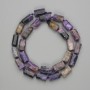 Charoite Beads, faceted cut 12-14×6, 5-7 mm ±, on a thread 41 cm ±