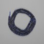 Sapphire Beads, Branded Rondel, 4.5×2 mm, on Thread, Length 38 cm
