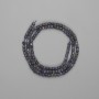 Sapphire Beads, Faceted Cube 3x3mm ±, Thread Length 39cm ±