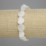 Adularia Bead Bracelet, round beads, diameter 11-12×10-12mm ±, length 18cm ± stretch
